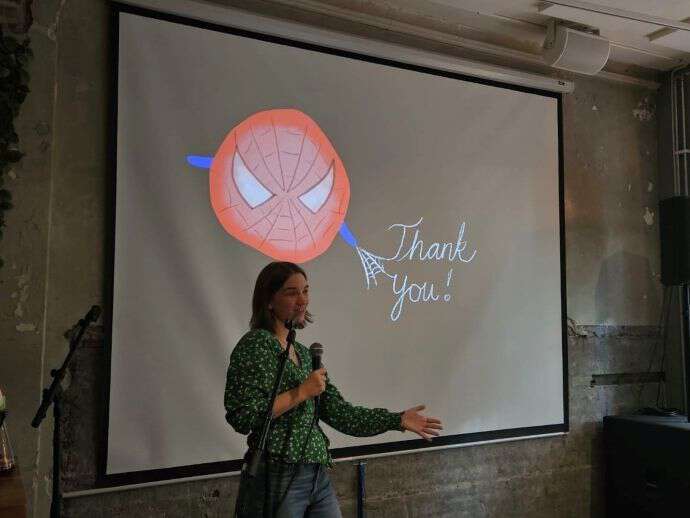 Photo of female lecturer